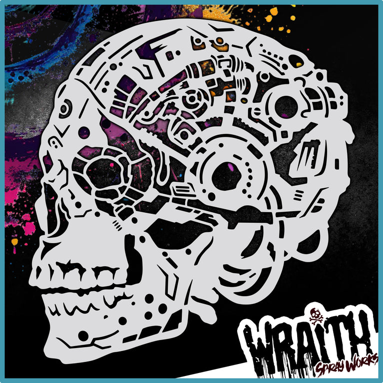 Cyberpunk Skull #2