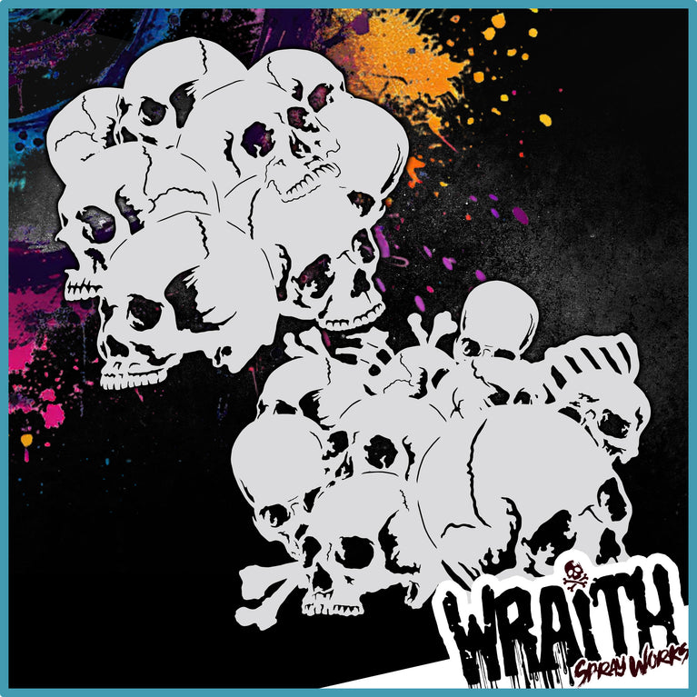 Skull Stack Double Set #4