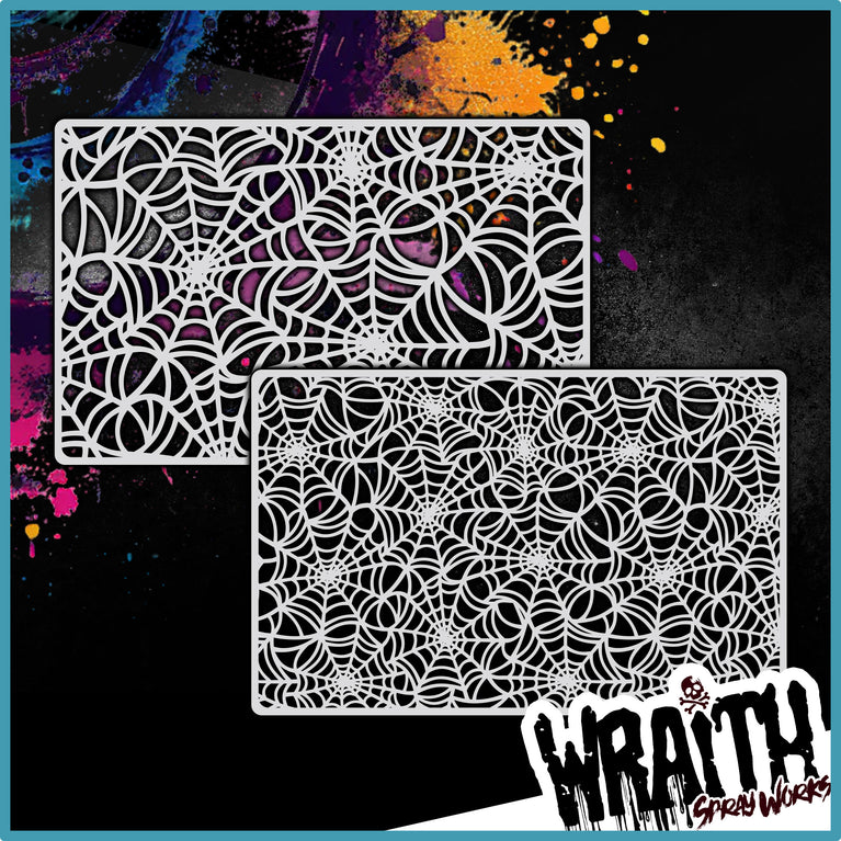 Spider Web Background Set