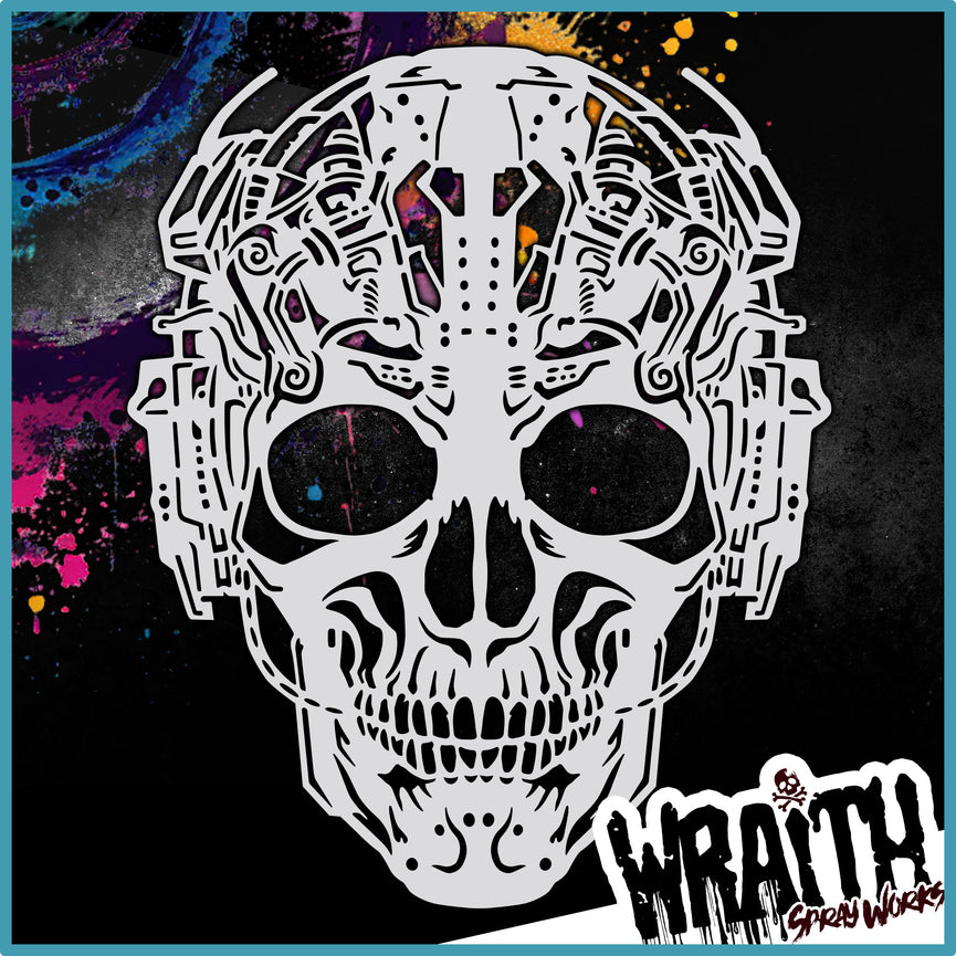 Cyberpunk Skull #1