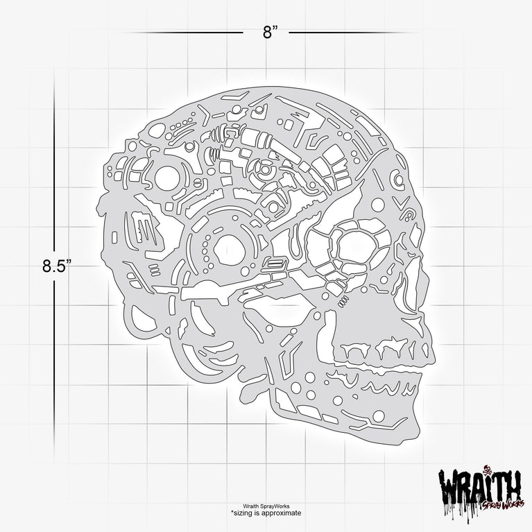 Cyberpunk Skull #2